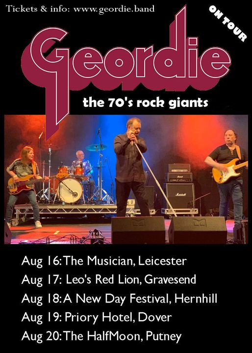 SOUTHERN COMFORT for 70s rock legends GEORDIE | ALIKIVI : NORTH